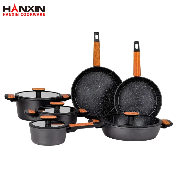 ชุดเครื่องครัวอะลูมิเนียมฟอร์จไม่ติด