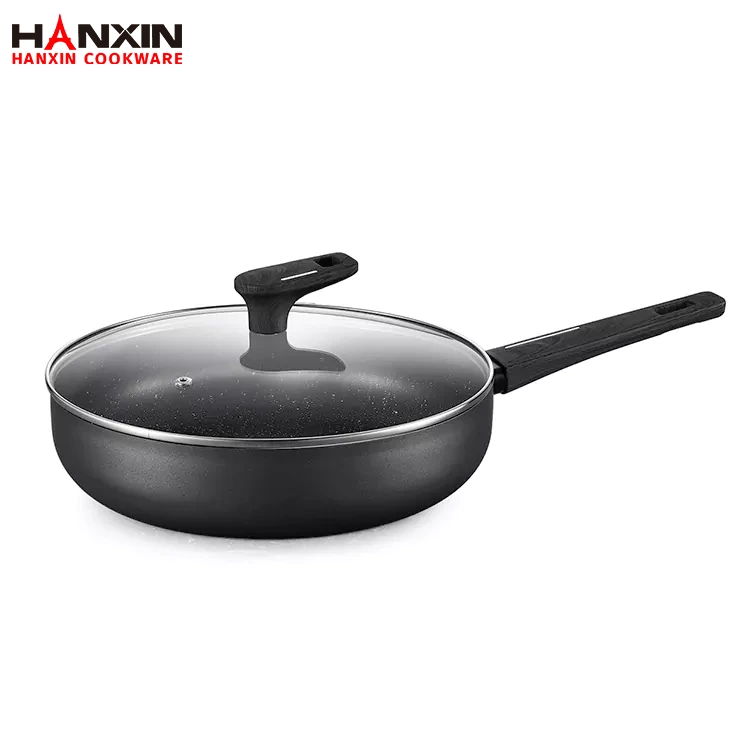 กระทะทอดก้นซีดีอลูมิเนียมแบบไม่ติด