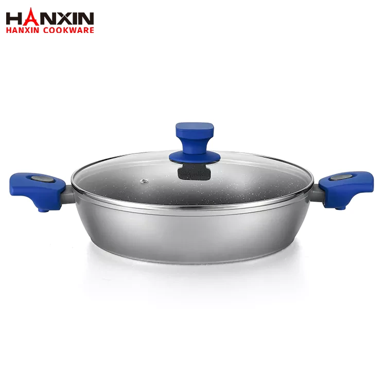 กระทะทอดด้านล่างแบบเหนี่ยวนำไม่ติดอะลูมิเนียม