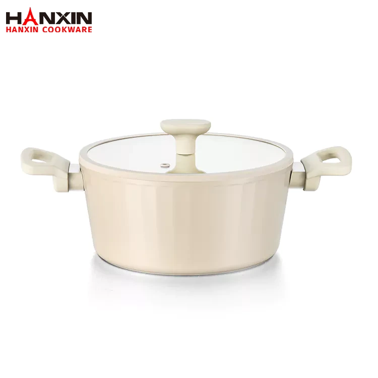 เตาอบดัตช์เคลือบหินอ่อน Non-Stick อลูมิเนียม