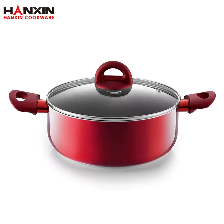 กระทะผัดแบบกดอลูมิเนียมแบบไม่ติด